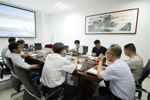 雄安新区生态环境局副局长吴海梅一行到公司调研走访